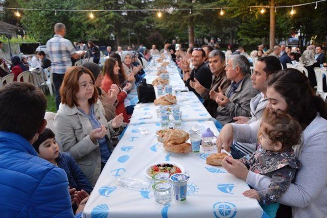 Biga Orman İşletme Müdürlüğü personeli iftarda bir araya geldi