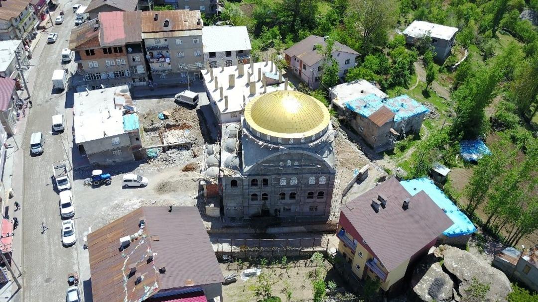 Beyt&uuml;şşebap&rsquo;ta Ulu Cami inşaatı s&uuml;r&uuml;yor
