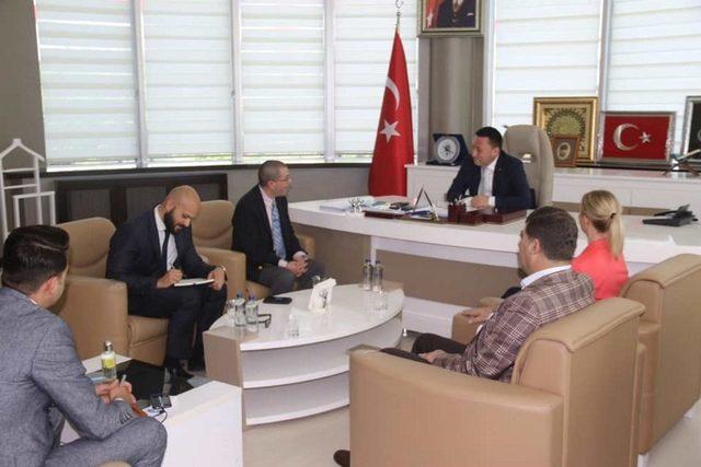ABD Adana Konsolosluğundan Başkan Beyoğlu’na ziyaret