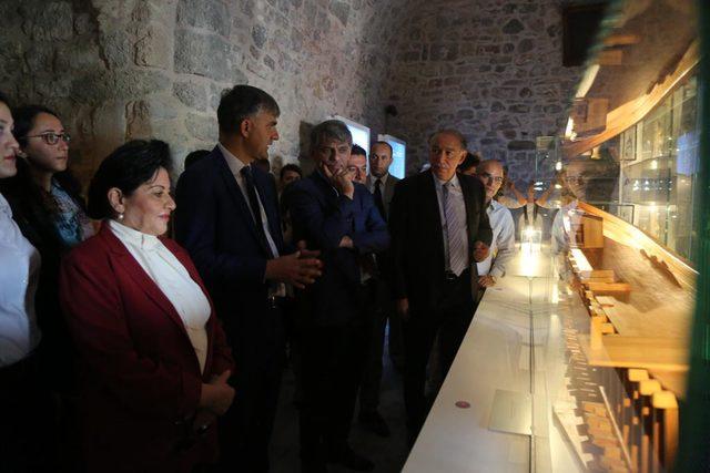 Restorasyondaki Bodrum Kalesi'nin 1'inci etabı, Müzeler Günü'nde açıldı