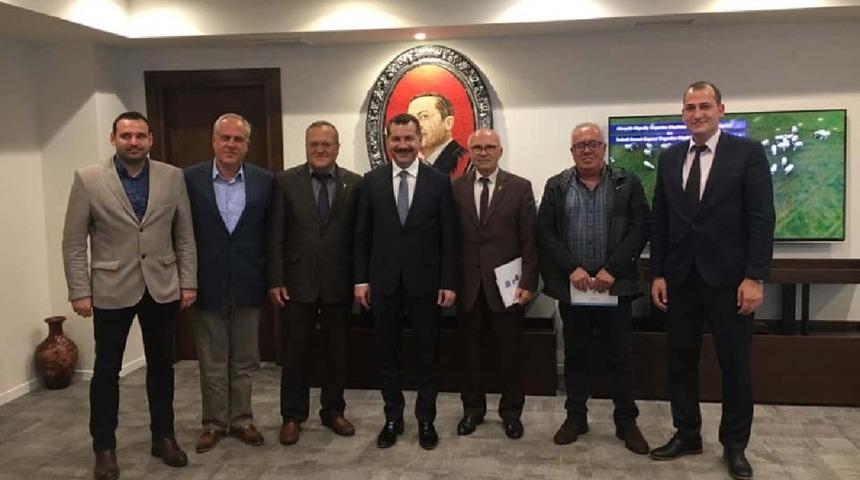 Zeytinciler Başkan Yılmaz’ı ziyaret etti