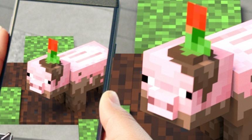 Microsoft'un AR oyunu Minecraft Earth a&ccedil;ığa &ccedil;ıktı!