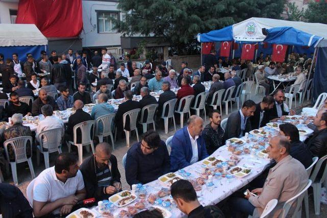 Şehit Ferdican Altunkaş için iftar yemeği