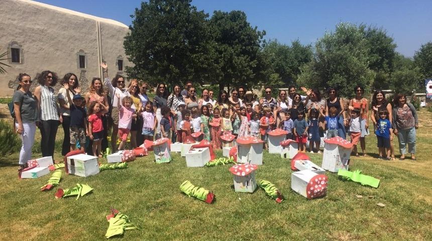 Dat&ccedil;a&rsquo;da anaokulu &ouml;ğrencilerinden 12. yıl sergisi