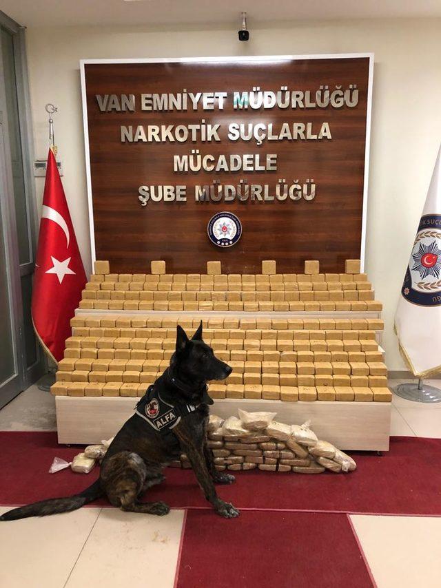 Köpeklerin koku almaması için eroinin üzerine pul biber dökmüşler