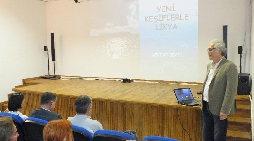 Nevzat Çevik ‘Yeni Keşiflerle Likya’yı anlattı