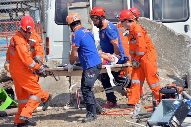 'Denizkurdu-2019'da, deprem sonrası kurtarma operasyonu