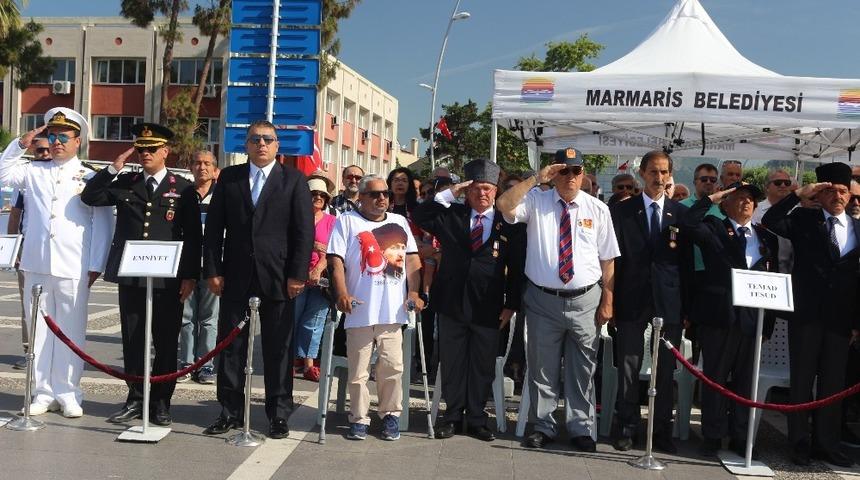 Marmaris&rsquo;te 19 Mayıs 1919&rsquo;un 100&rsquo;&uuml;nc&uuml; yılı &ccedil;eşitli etkinliklerle kutlandı