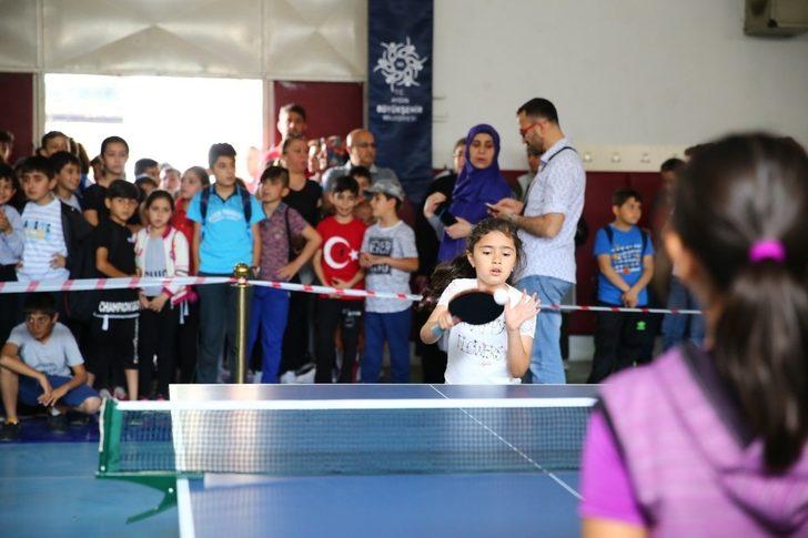 Büyükşehir Kültür Merkezleri’nde masa tenisi heyecanı yaşandı