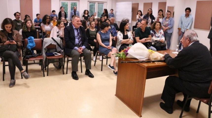 Muammer Sun m&uuml;zik b&ouml;l&uuml;m&uuml; &ouml;ğrencileriyle buluştu