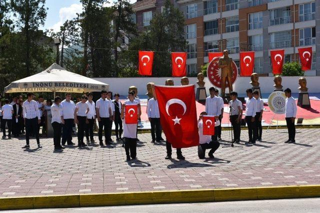 İnönü’de 19 Mayıs coşku içerisinde kutlandı