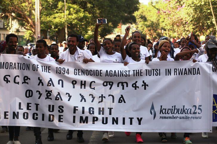 Etiyopya’da "Ruanda soykırımını hatırla" yürüyüşü G1