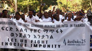 Etiyopya’da Ruanda soykırımını hatırla yürüyüşü