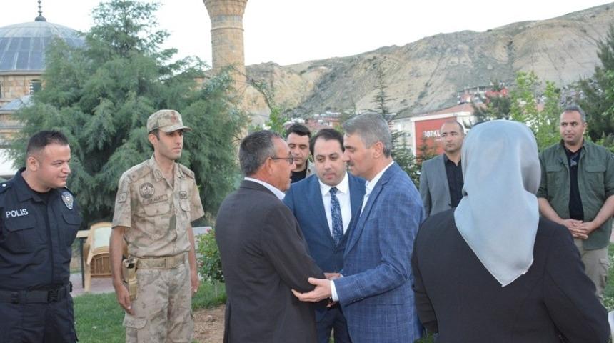 Şehit yakınları ve gaziler iftarda buluştu