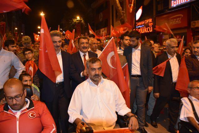 Malatya'da, 'Fener Alayı' yürüyüşü