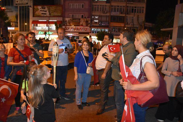 Malatya'da, 'Fener Alayı' yürüyüşü