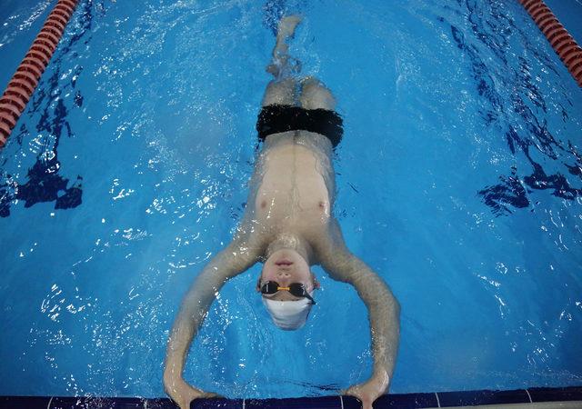 Down sendromlu yüzücü, 3 yılda 26 kez Türkiye şampiyonu oldu