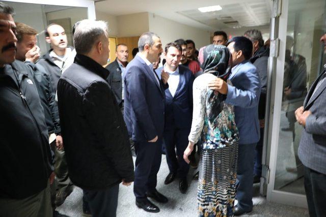 Vali Öksüz, yaralıları ziyaret etti 1