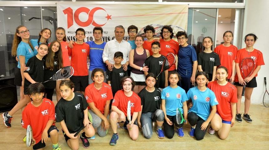 Muratpaşa squash turnuvası sona erdi
