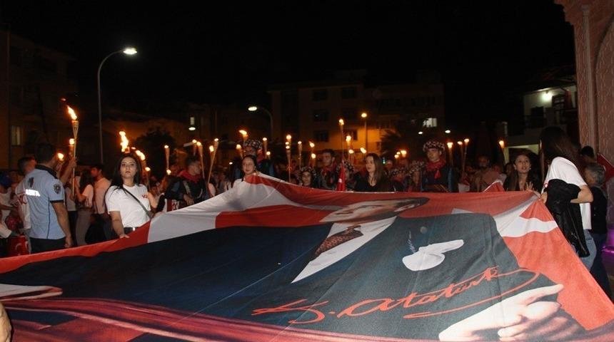 Germencik, 19 Mayıs fener alayı ve gen&ccedil;lik konseriyle coştu