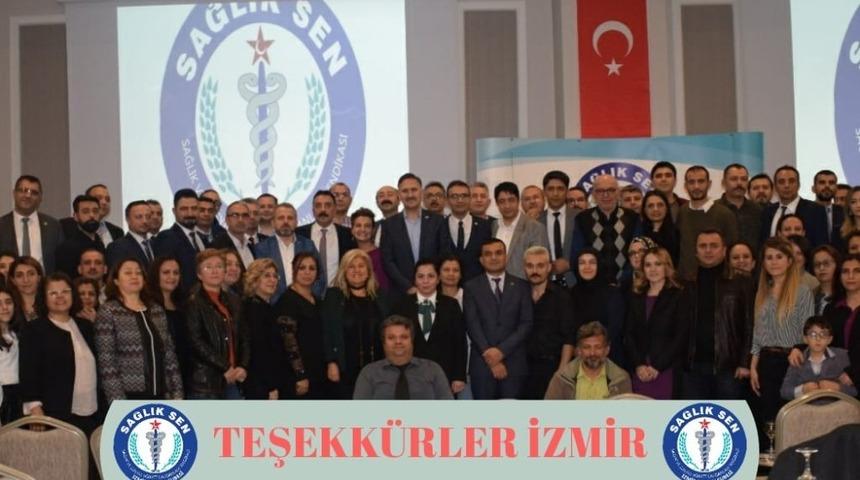 Sağlık-Sen 1 No&rsquo;lu Şubesi İzmir&rsquo;de yetkili sendika se&ccedil;ildi