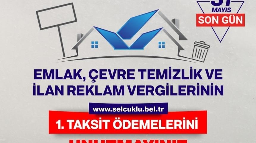 Emlak, &Ccedil;evre Temizlik ve İlan Reklam Vergisi&rsquo;nde son g&uuml;n 31 Mayıs