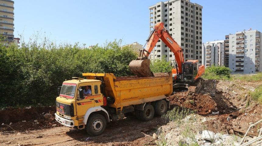 Erdemli&rsquo;de yeni yol &ccedil;alışmaları s&uuml;r&uuml;yor