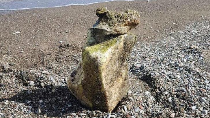 Yavru aslanı emziren mermer kadın heykelinin diğer parçası bulundu G5