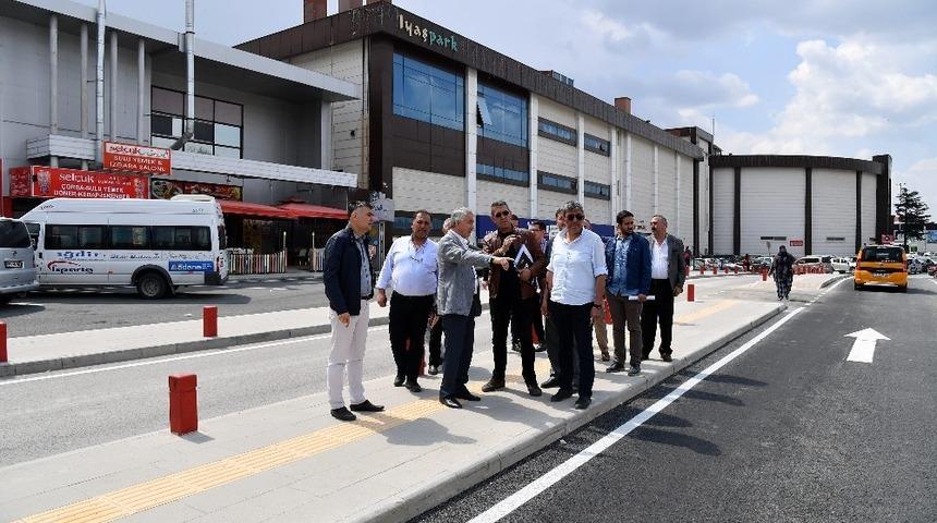 Belediyeden otogar servisleri için yeni park yeri