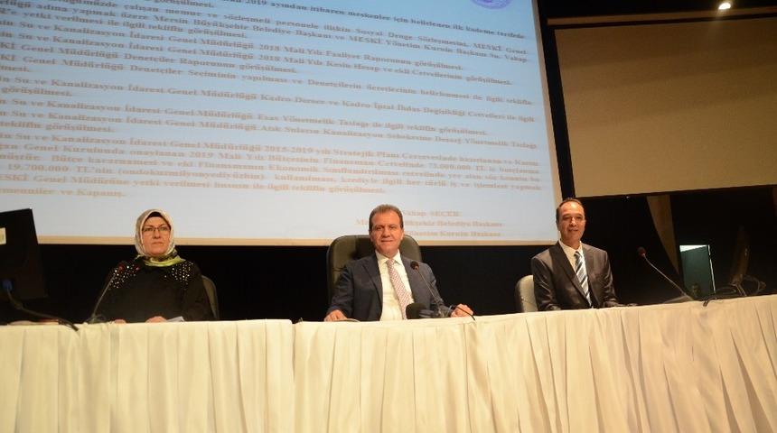 MESKİ Genel Kurulu&rsquo;nda bor&ccedil;lanma yetkisi ve suda indirim cumaya kaldı