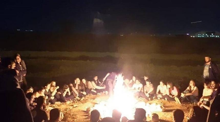 &Ouml;ğrencilerin kamp keyfi