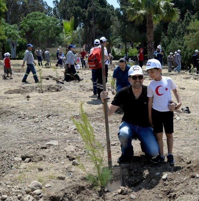 Kdz. Ereğli’de 1919 adet fidan toprakla buluştu