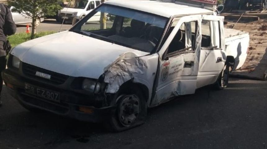 Trafik kazası 4 yaralı