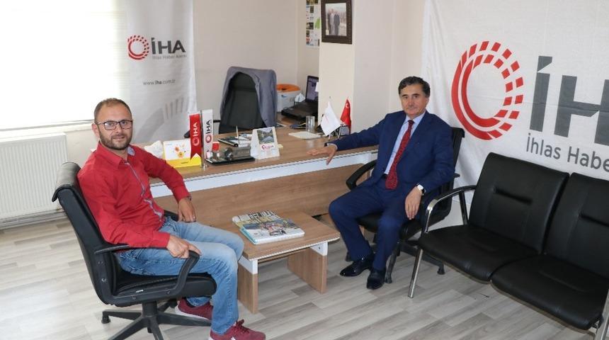 Milletvekili Güneş’ten, İHA Bölge Müdürü Erdem’e ziyaret