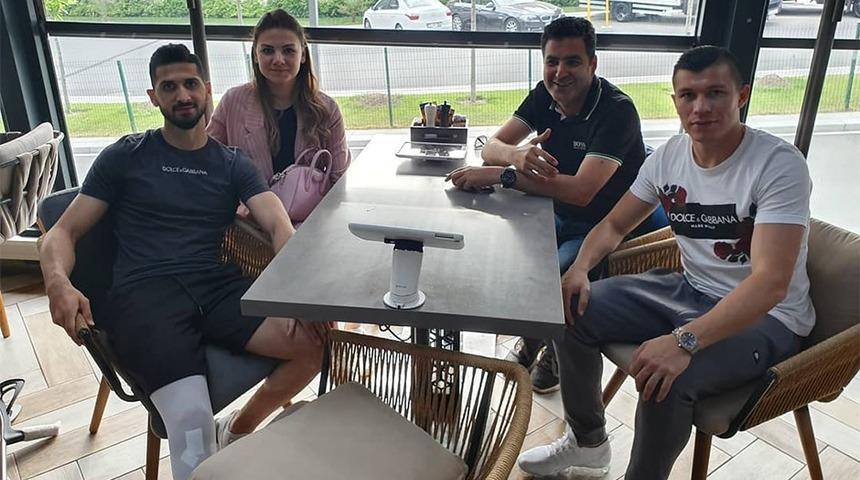 Braian Samudio Emre Akbaba'yı ziyaret etti