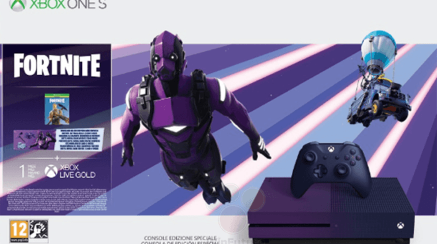 Mor renkli Xbox One S Fortnite Limited Edition sızdı