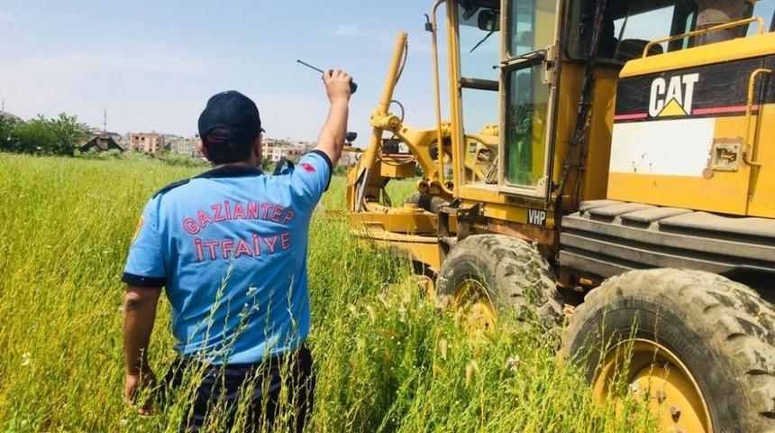 Büyükşehir itfaiyesinden arazi yangınlarına karşı önlem