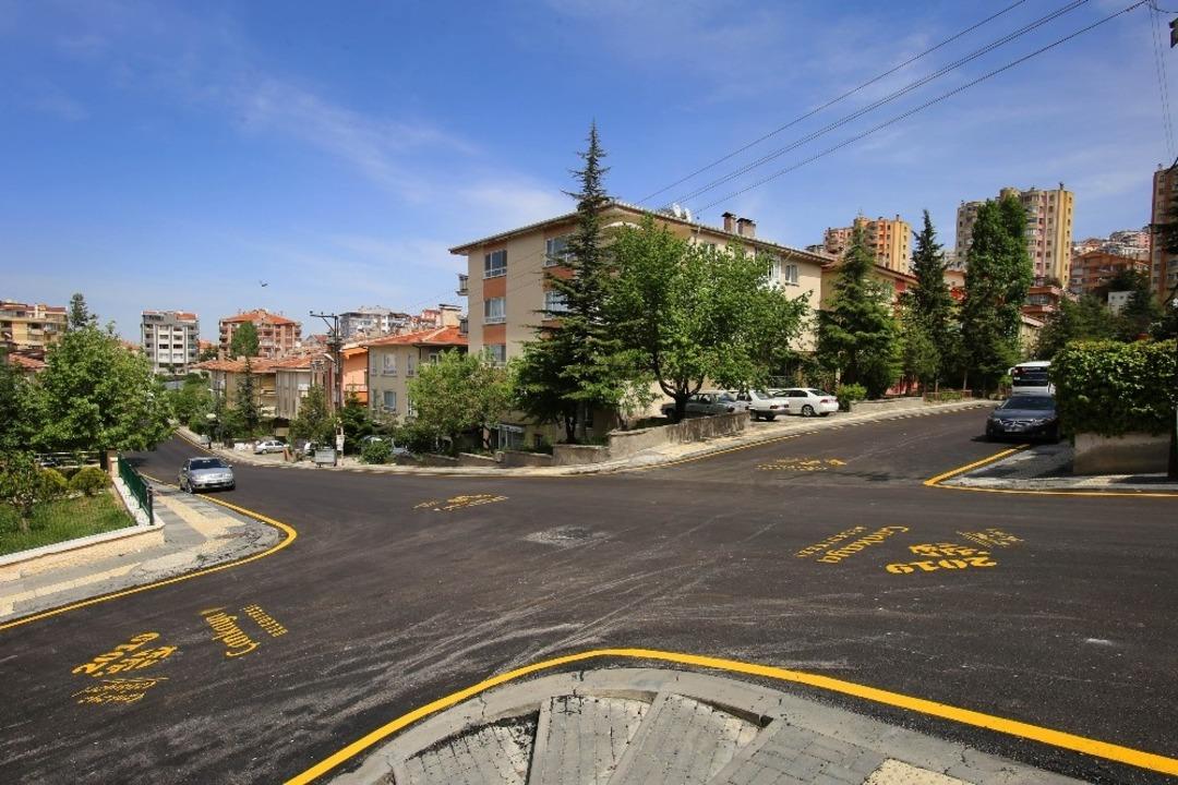 &Ccedil;ankaya&rsquo;da asfalt sezonu hızlı başladı