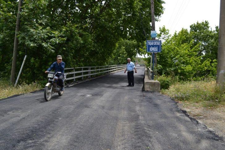 Edremit’te bir haftada 7 bin metrekare asfalt G4