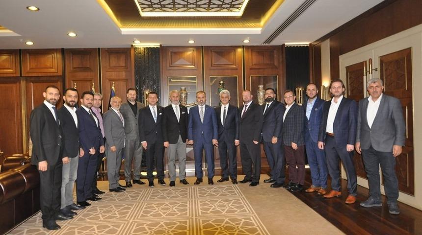 İTSO&rsquo;dan Alinur Aktaş&rsquo;a ziyaret