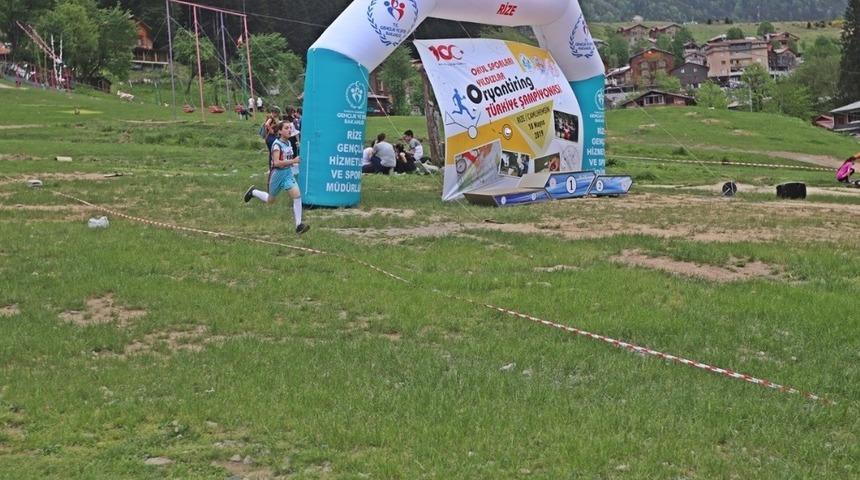 Oryantiring T&uuml;rkiye Şampiyonası Ayder Yaylası&rsquo;nda yapıldı