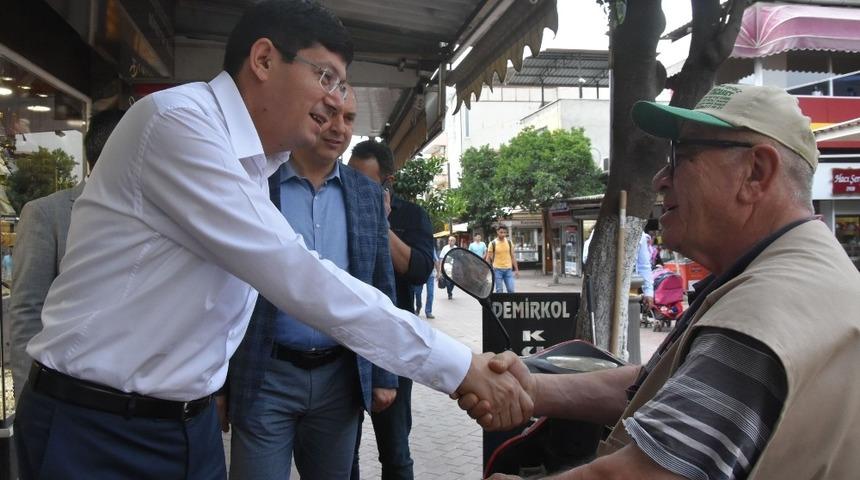 Başkan Özcan esnaf buluşmalarını sürdürüyor