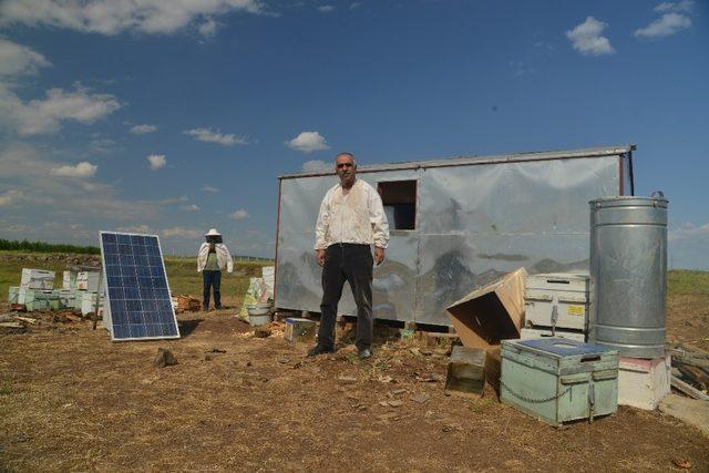 Bal üreticilerine güneş enerjili baraka desteği