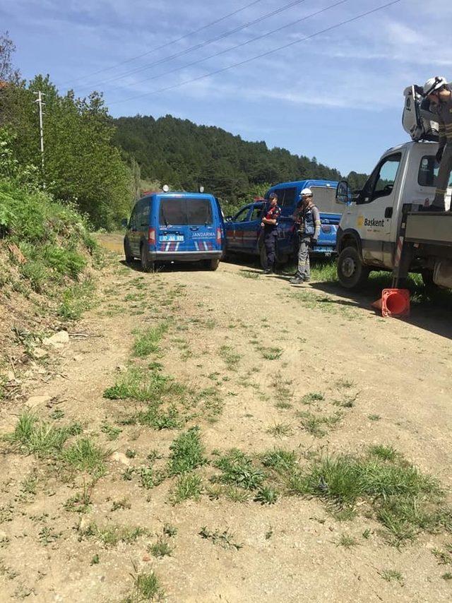 Kastamonu’da hırsızlar, elektrik kablolarını çaldı