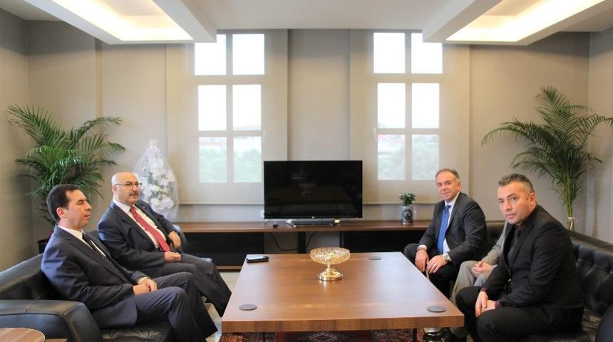 Vali K&ouml;şger&rsquo;den Başkan &Ouml;ndeş&rsquo;e hayırlı olsun ziyareti