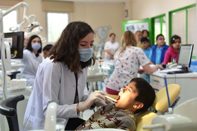 Tepebaşı’nda çocuklar sağlık ile gülümsüyor