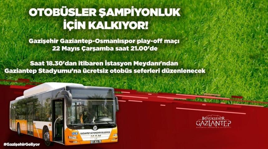 B&uuml;y&uuml;kşehir&rsquo;den Gazişehir&rsquo;e ulaşım desteği