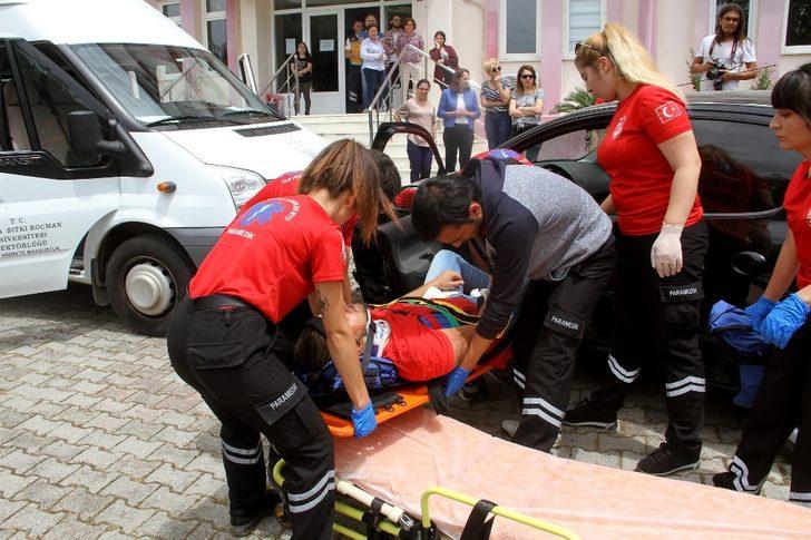 Kaza tatbikatı gerçeğini aratmadı G5