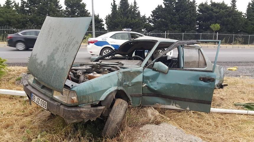 Söke’de kaza ucuz atlatıldı