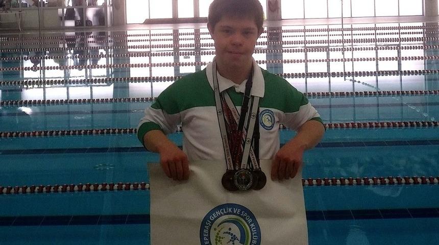 Madalya canavarı Işın, engel tanımıyor